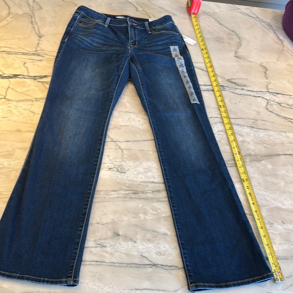 Old Navy Blue Boot Cut Jeans Classic Style NWT LONG